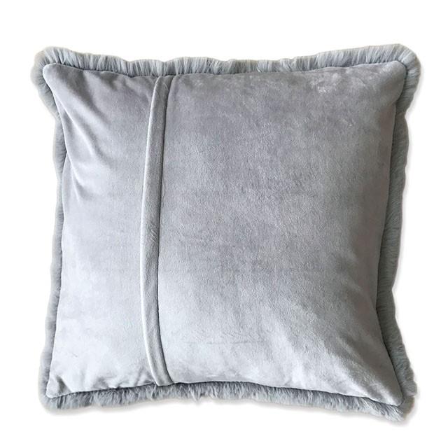 Caparica Silver 20" X 20" Pillow, Silver - Marjories Furniture (Las Vegas, NV)