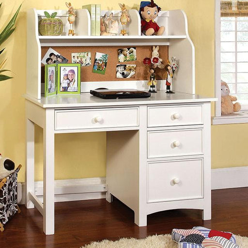 Omnus White Desk - Marjories Furniture (Las Vegas, NV)