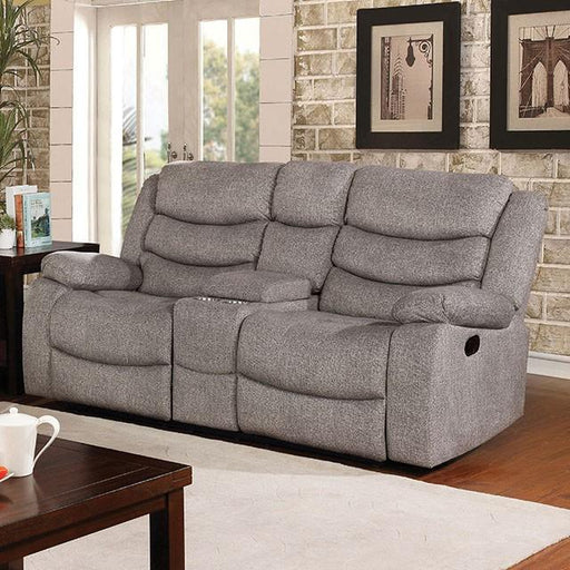 Castleford Light Gray Console Love Seat - Marjories Furniture (Las Vegas, NV)