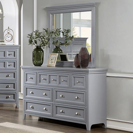 CASTLILE Dresser, Gray - Marjories Furniture (Las Vegas, NV)