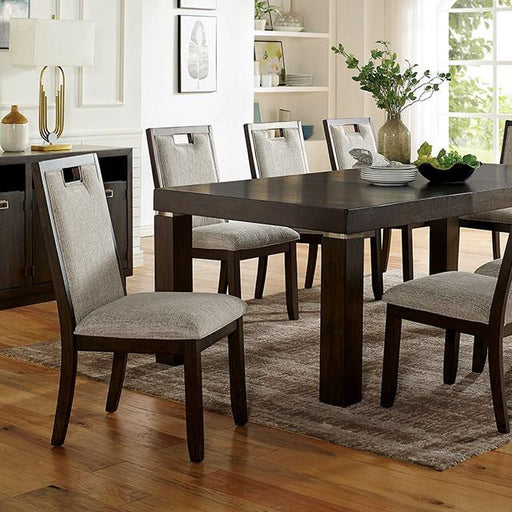 CATERINA Dining Table w/ 1 x 18" Leaf - Marjories Furniture (Las Vegas, NV)