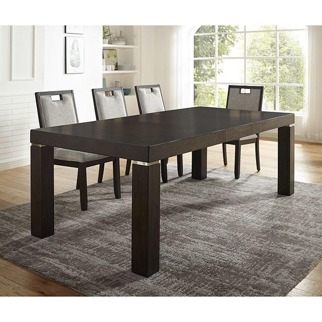 CATERINA Dining Table w/ 1 x 18" Leaf - Marjories Furniture (Las Vegas, NV)