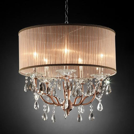 CECELIA Ceiling Lamp, Hanging Crystal - Marjories Furniture (Las Vegas, NV)
