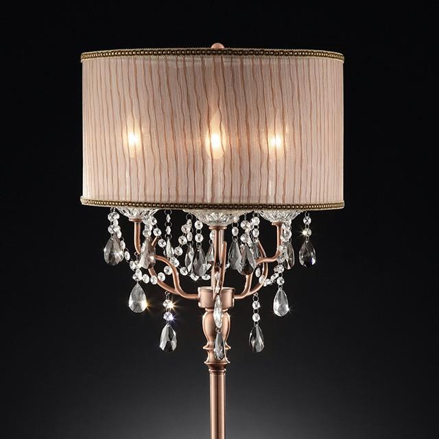 CECELIA Floor Lamp, Hanging Crystal - Marjories Furniture (Las Vegas, NV)