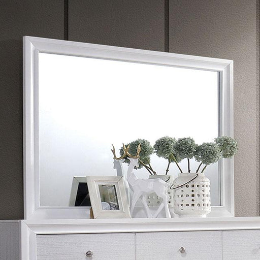 Chrissy White Mirror - Marjories Furniture (Las Vegas, NV)