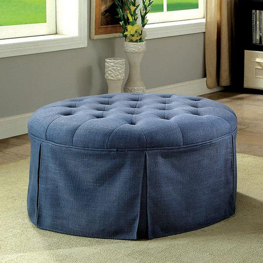 Claes Round Ottoman - Marjories Furniture (Las Vegas, NV)