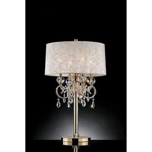 Deborah Gold 33"H Gold Table Lamp - Marjories Furniture (Las Vegas, NV)