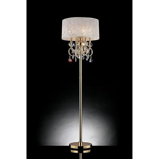 Deborah Gold 63"H Gold Floor Lamp - Marjories Furniture (Las Vegas, NV)