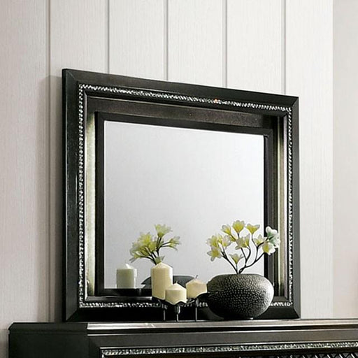 Demetria Metallic Gray Mirror - Marjories Furniture (Las Vegas, NV)