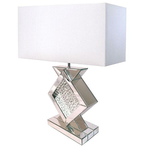 DESMA Table Lamp, Champagne/White - Marjories Furniture (Las Vegas, NV)