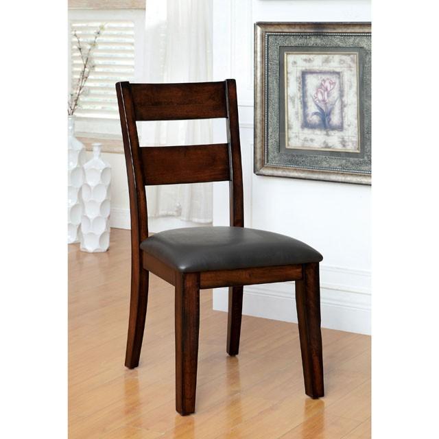 DICKINSON I Dark Cherry Side Chair (2/CTN) - Marjories Furniture (Las Vegas, NV)