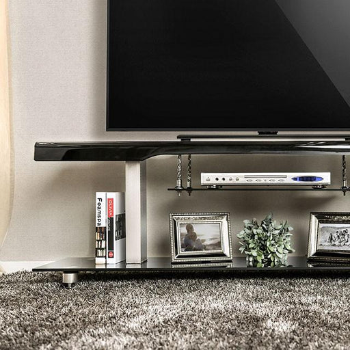 Dietrich Black 60" TV Console - Marjories Furniture (Las Vegas, NV)