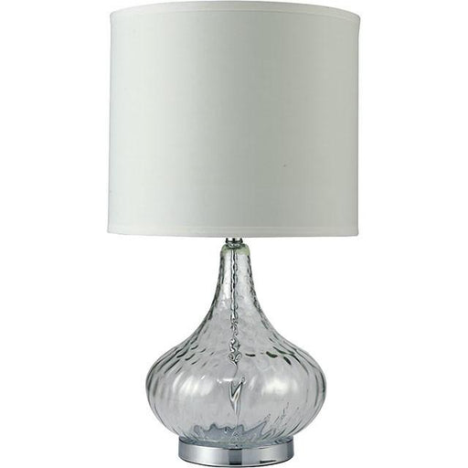 Donna Clear 15"H Glass Clear Table Lamp - Marjories Furniture (Las Vegas, NV)