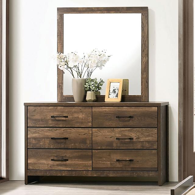 DUCKWORTH Dresser, Light Walnut - Marjories Furniture (Las Vegas, NV)