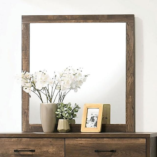DUCKWORTH Mirror, Light Walnut - Marjories Furniture (Las Vegas, NV)