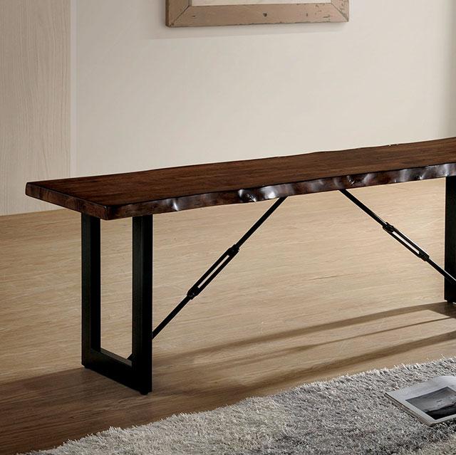 Dulce Walnut Bench - Marjories Furniture (Las Vegas, NV)