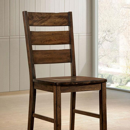 Dulce Walnut Side Chair (2/CTN) - Marjories Furniture (Las Vegas, NV)