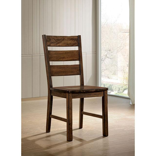 Dulce Walnut Side Chair (2/CTN) - Marjories Furniture (Las Vegas, NV)