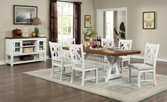 Auletta Transitional Side Chair (2/CTN) - Marjories Furniture (Las Vegas, NV)