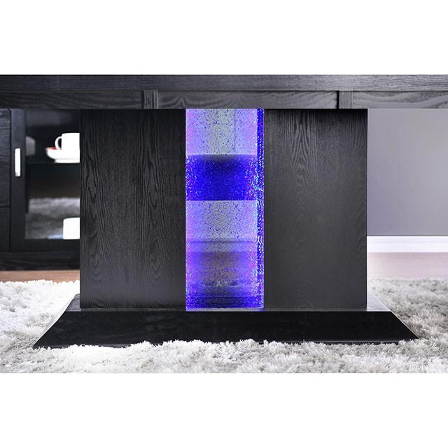 Evangeline Black/Beige Dining Table - Marjories Furniture (Las Vegas, NV)