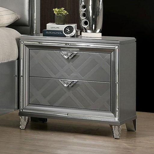 EMMELINE Night Stand w/ USB Outlet - Marjories Furniture (Las Vegas, NV)
