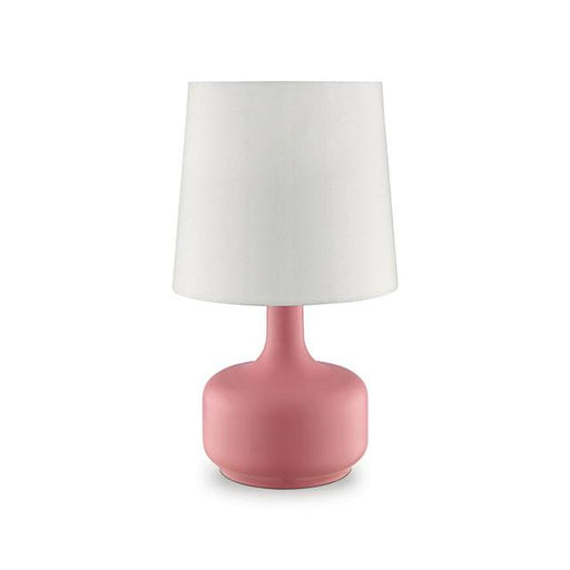 Farah Pink 17"H Matte Pink Table Lamp - Marjories Furniture (Las Vegas, NV)