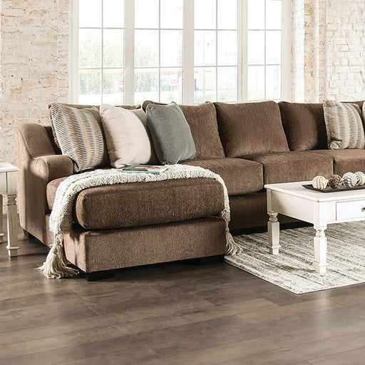 FARRINGDON Sectional, Brown - Marjories Furniture (Las Vegas, NV)