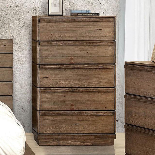 COIMBRA Rustic Natural Tone Chest - Marjories Furniture (Las Vegas, NV)
