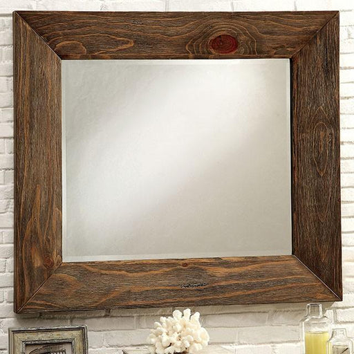 COIMBRA Rustic Natural Tone Mirror - Marjories Furniture (Las Vegas, NV)