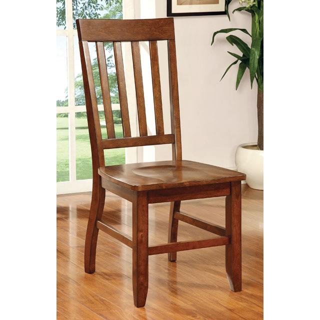 FOSTER I Dark Oak Side Chair (2/CTN) - Marjories Furniture (Las Vegas, NV)