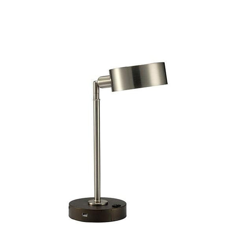 Gail Stain Nickel Table Lamp - Marjories Furniture (Las Vegas, NV)
