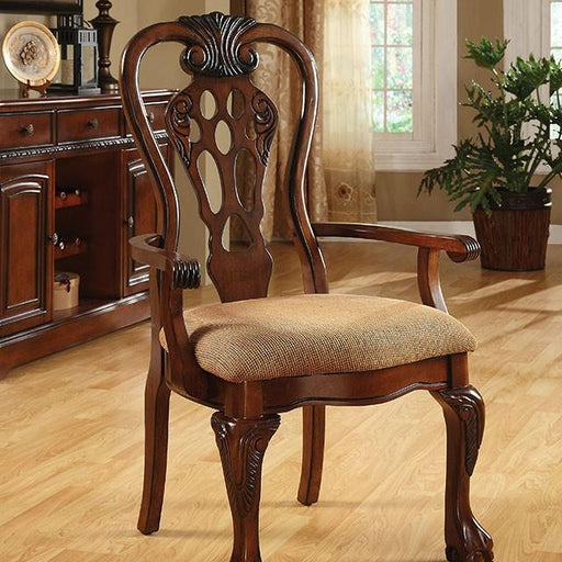 George Town Cherry Arm Chair (2/CTN) - Marjories Furniture (Las Vegas, NV)