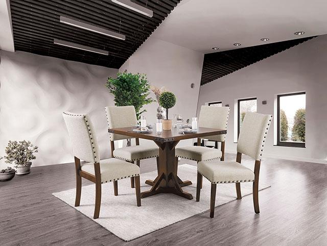 Glenbrook Brown Cherry Dining Table - Marjories Furniture (Las Vegas, NV)