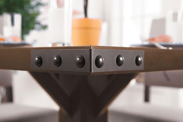 Glenbrook Brown Cherry Dining Table - Marjories Furniture (Las Vegas, NV)