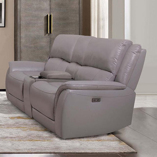 GORGIUS Power Loveseat, Light Gray - Marjories Furniture (Las Vegas, NV)