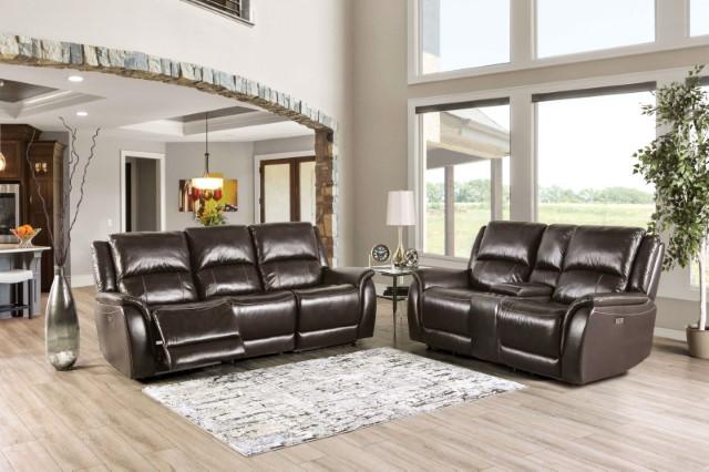 GORGIUS Power Recliner, Espresso - Marjories Furniture (Las Vegas, NV)