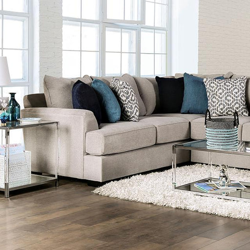 GUNNERSBURY Sectional, Gray - Marjories Furniture (Las Vegas, NV)