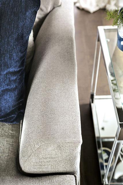 GUNNERSBURY Sectional, Gray - Marjories Furniture (Las Vegas, NV)