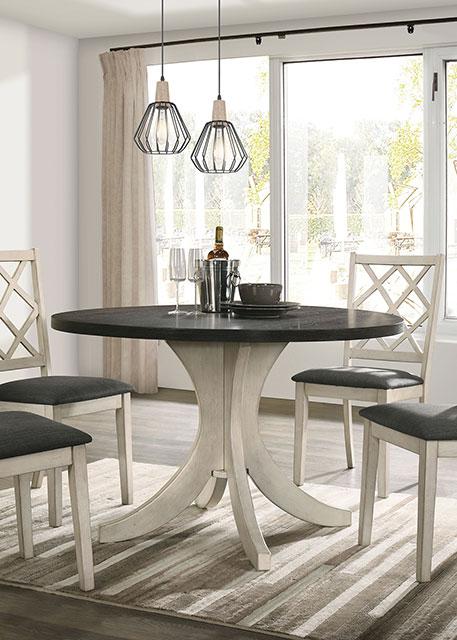 HALEIGH Round Dining Table - Marjories Furniture (Las Vegas, NV)