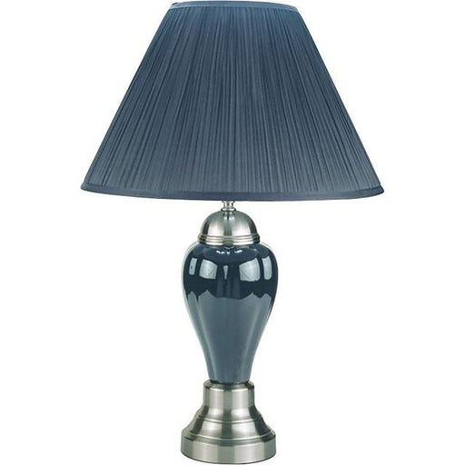 Hanna Gray 27"H Grey Table Lamp - Marjories Furniture (Las Vegas, NV)