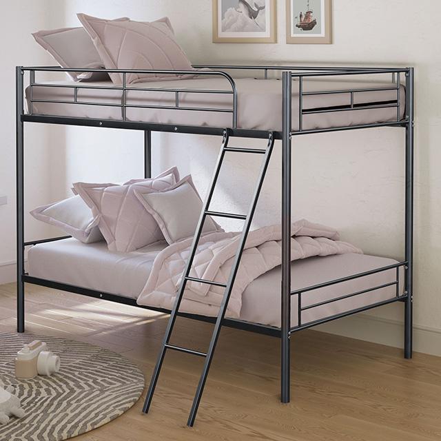 Hector Twin/Twin Metal Bunkbed - Marjories Furniture (Las Vegas, NV)