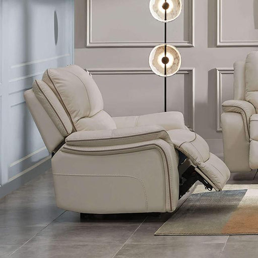 HENRICUS Glider Recliner, Beige - Marjories Furniture (Las Vegas, NV)