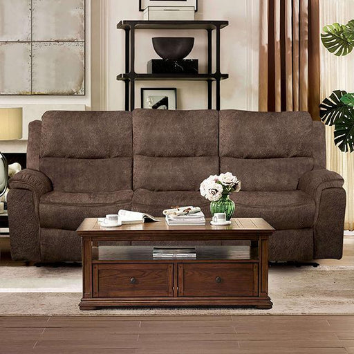 HENRICUS Sofa, Dark Brown - Marjories Furniture (Las Vegas, NV)