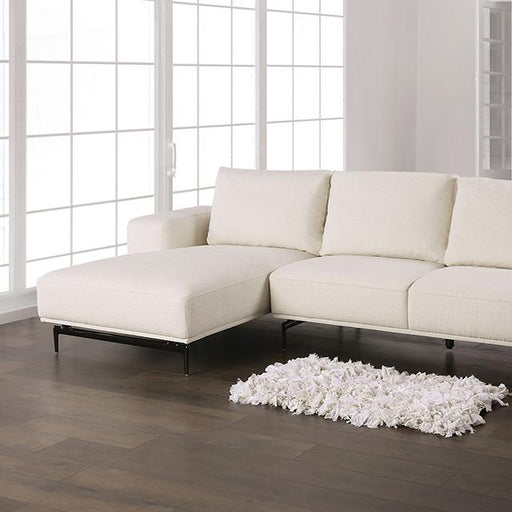 Baerum Sectional, Left & Right Chaise Beige & Gray - Marjories Furniture (Las Vegas, NV)