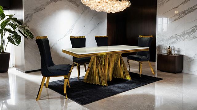 Basilicata Dining Table - Marjories Furniture (Las Vegas, NV)