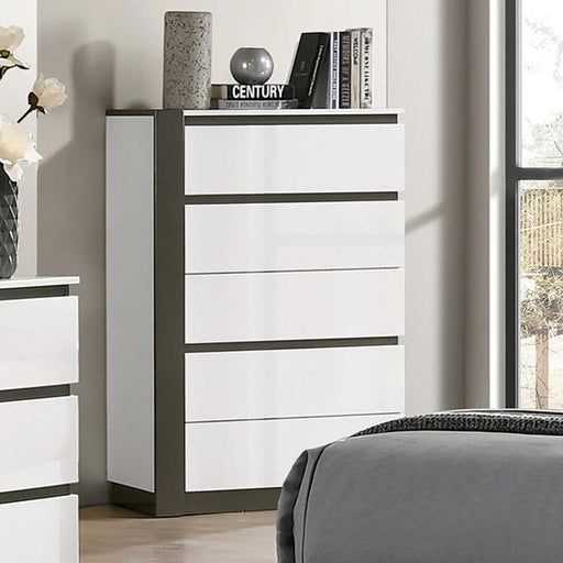 BIRSFELDEN Chest, White - Marjories Furniture (Las Vegas, NV)