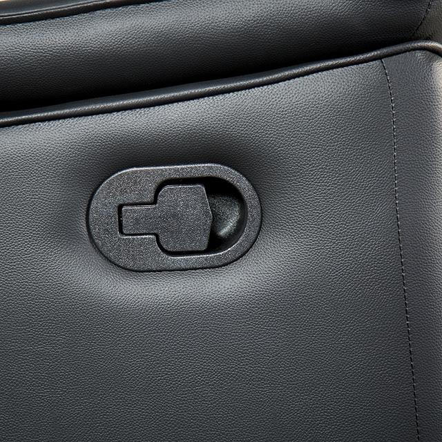 Bienne Loveseat Manual Recliner White & Black - Marjories Furniture (Las Vegas, NV)