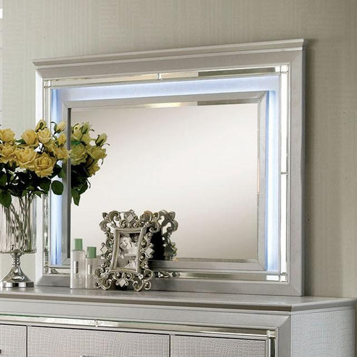 BELLANOVA Silver Mirror - Marjories Furniture (Las Vegas, NV)