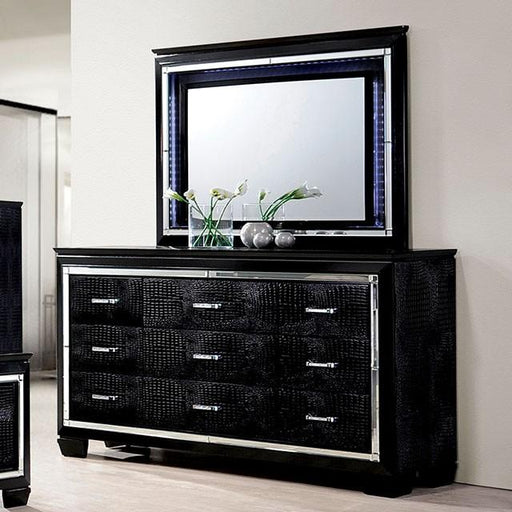 BELLANOVA Black Dresser - Marjories Furniture (Las Vegas, NV)
