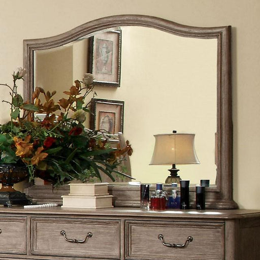 BELGRADE I Rustic Natural Tone Mirror - Marjories Furniture (Las Vegas, NV)